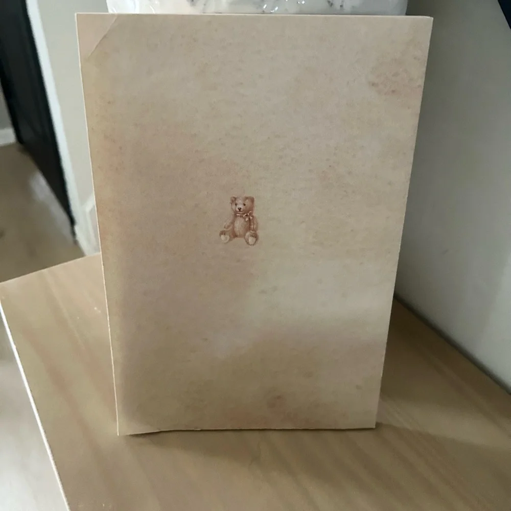 Vintage The Teddy Bear Journal Illustrated Notebook Pat Perleburg